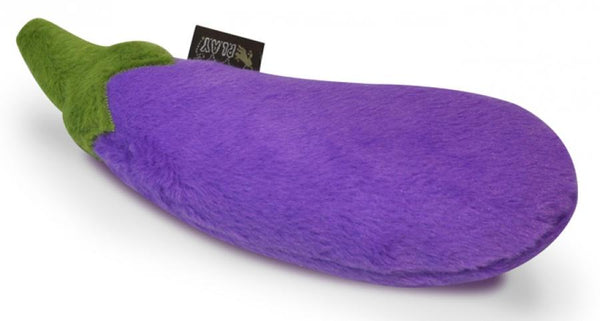 Aubergine Vegetable Plush Dog Toy by P.L.A.Y