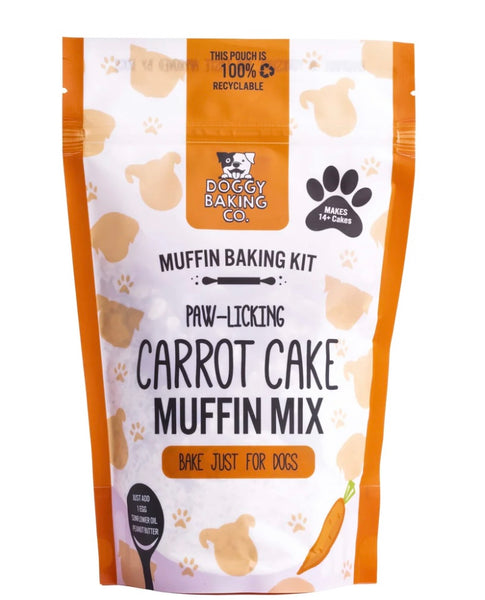 Carrot Cake Dog Muffin Mix Pouch By Doggy Baking Co