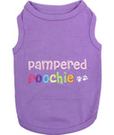 Pampered Poochie Dog T-Shirt By Parisian Pet