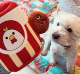 Fast Food Fried Chicken Hide & Seek Dog Toy By Hugsmart