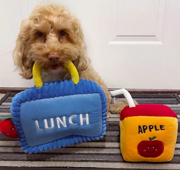 Zippy Burrow Apple Lunchbox Toy By Zippy Paws