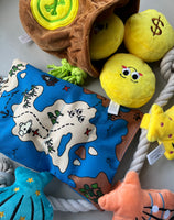 Pirate Pups Treasure Map Dog Toy By Hugsmart