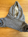 Mid Grey Cosy Dog Hoodie