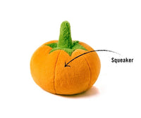 Pumpkin Vegetable Plush Dog Toy by P.L.A.Y