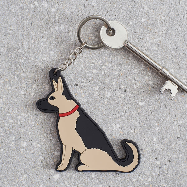 German Shepard Dog Keyring By Sweet William