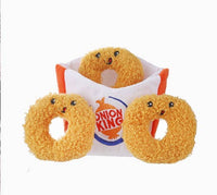 Fast Food Onion Rings Hide & Seek Dog Toy By Hugsmart