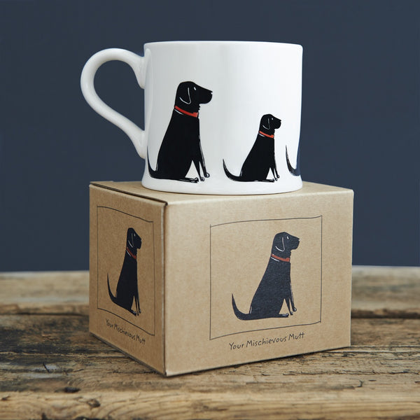 Black Labrador Mug By Sweet William