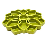 Green Mandala Design eTray Enrichment Tray for Dogs By Soda Pup