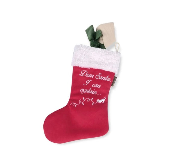 Dog christmas best sale stocking with toys