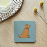 Fox Red Lab Dog Coaster By Sweet William