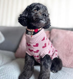 Love Heart Pooch Knitted Sweater By Love From Betty