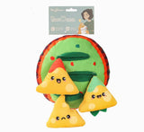 Fiesta Chewsday Nachos Hide & Seek Dog Toy By Hugsmart