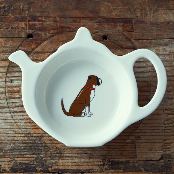 Boxer Tea Bag Dish By Sweet William