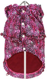 Rainstorm Pink Leopard Animal Print Dog Jacket By Urban Pup