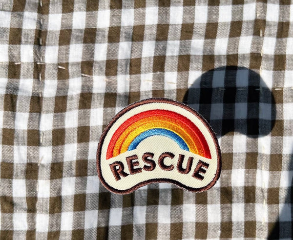 Brown Rescue Merit Iron On Patch By Scout’s Honour