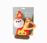 Camping Pups Campsite Trio Dog Toy By Hugsmart
