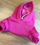 Hot Pink Cosy Dog Hoodie