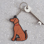 Vizsla Dog Keyring By Sweet William