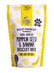 Pumpkin Seed & Banana Dog Biscuit Mix Pouch By Doggy Baking Co