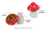 Blooming Buddies Mutt Mushroom Dog Toy By P.L.A.Y
