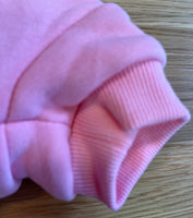 Bubblegum Pink Cosy Dog Hoodie