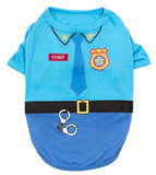 Officer Woof Police Dog T-Shirt By Parisian Pet