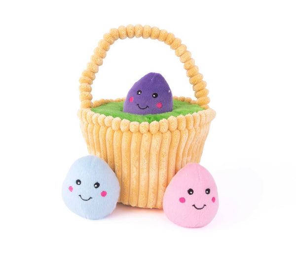 PRE ORDER Zippy Burrow Easter Basket Toy By Zippy Paws