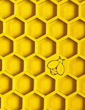 Yellow Honeycomb Design Enrichment Small Lick Mat By SodaPup