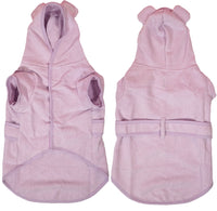 Lavender Drying Coat Bath Dog Robe By Big & Little Dogs