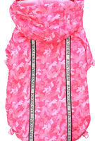 Rainstorm Pink Camouflage Print Dog Jacket By Urban Pup