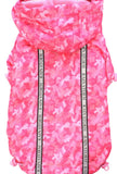 Rainstorm Pink Camouflage Print Dog Jacket By Urban Pup