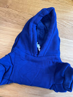 Royal Blue Cosy Dog Hoodie