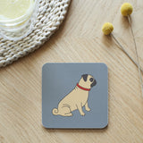Pug Dog Coaster By Sweet William
