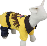 Halloween Western Cowboy Dog Costume