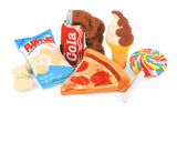 Snack Attack Puppy-roni Pizza Dog Toy By P.L.A.Y