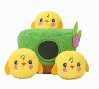 Hoppin’ Easter Chirpy Chicks Hide & Seek Dog Toy By Hugsmart