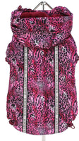 Rainstorm Pink Leopard Animal Print Dog Jacket By Urban Pup