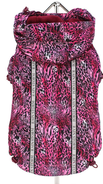 Rainstorm Pink Leopard Animal Print Dog Jacket By Urban Pup – Love From  Betty