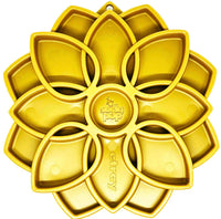 Yellow Mandala Design eTray Enrichment Tray for Dogs By Soda Pup