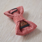Orange Tweed Dog Bow Tie By Sweet William