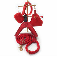 Red Luxury Dog Poo Bag Holder By The Luna Co