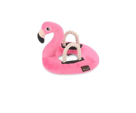 Tropical Paradise Flamingo Float Dog Toy By P.L.A.Y