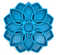 Blue Mandala Design eTray Enrichment Tray for Dogs By Soda Pup