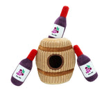 Wine Barrel Hide & Seek Dog Toy By Hugsmart