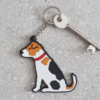 Jack Russell Dog Keyring By Sweet William