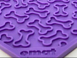 Dog Bone Design Purple Enrichment Lick Mat By SodaPup