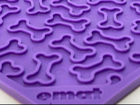 Dog Bone Design Purple Enrichment Lick Mat By SodaPup