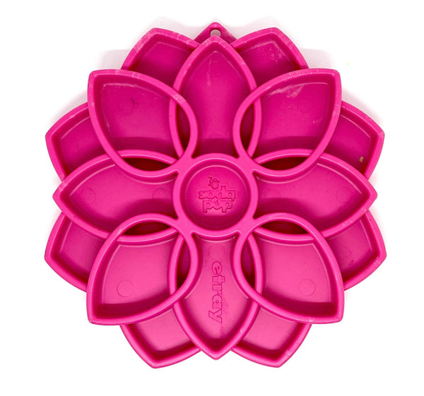 Pink Mandala Design eTray Enrichment Tray for Dogs By Soda Pup