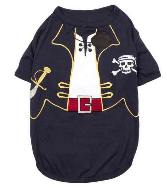 Captain Sparrow Pirate Dog T-Shirt By Parisian Pet