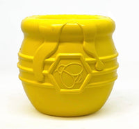 Yellow Honey Pot Treat Dispenser Chew Toy By SodaPup